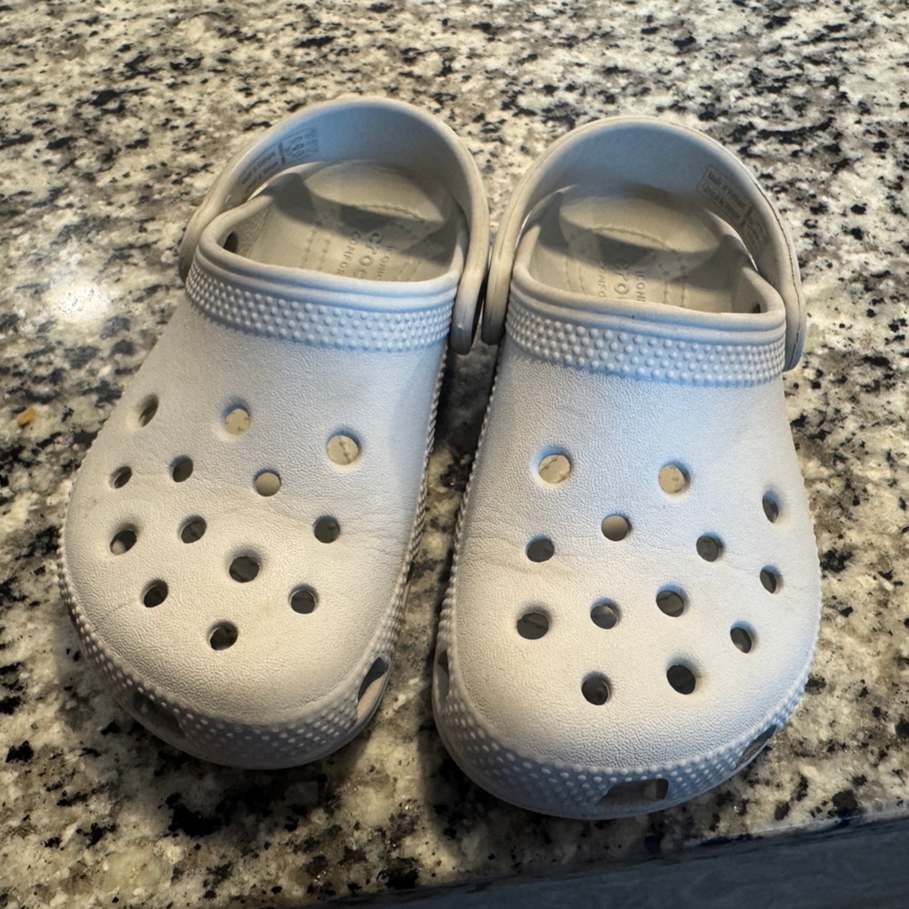 Light Grey Crocs